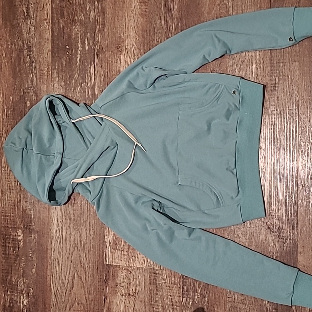 Ampersand Ave Hooded Sweatshirt Blue Small